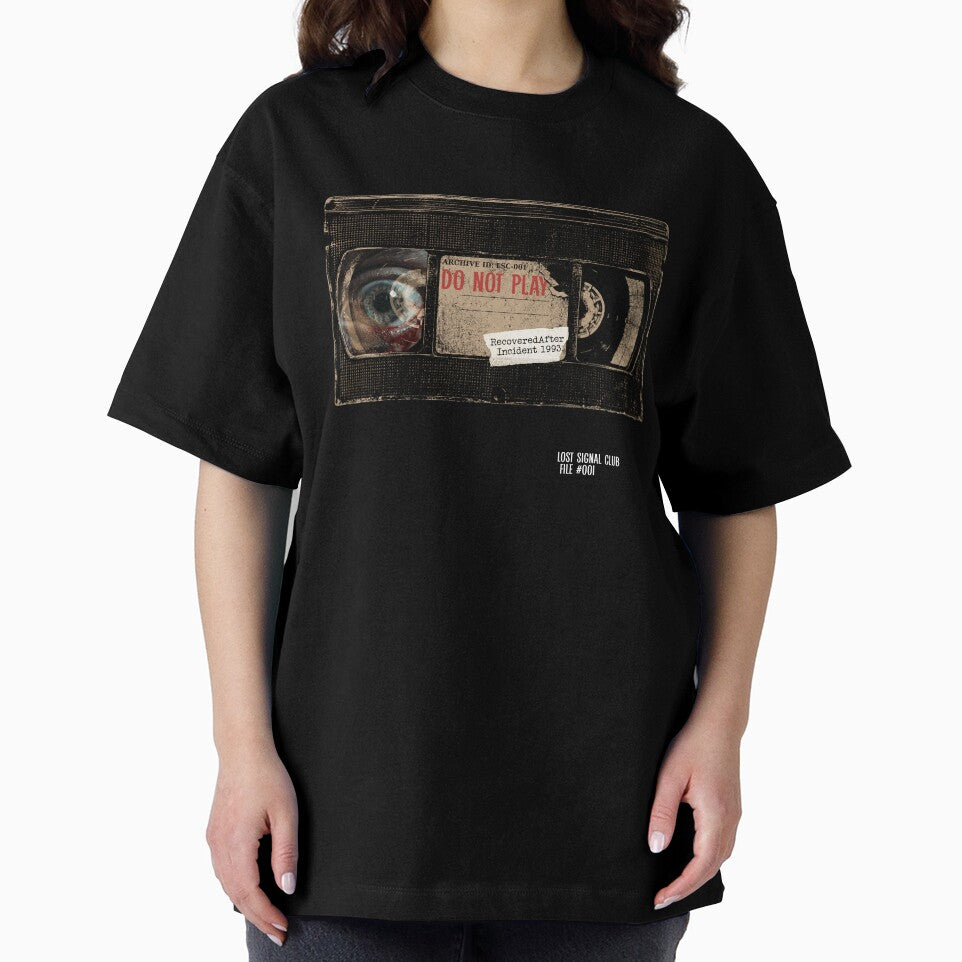 Lost Signal Club File 001 Do Not Play VHS Horror Tape by Pavelus