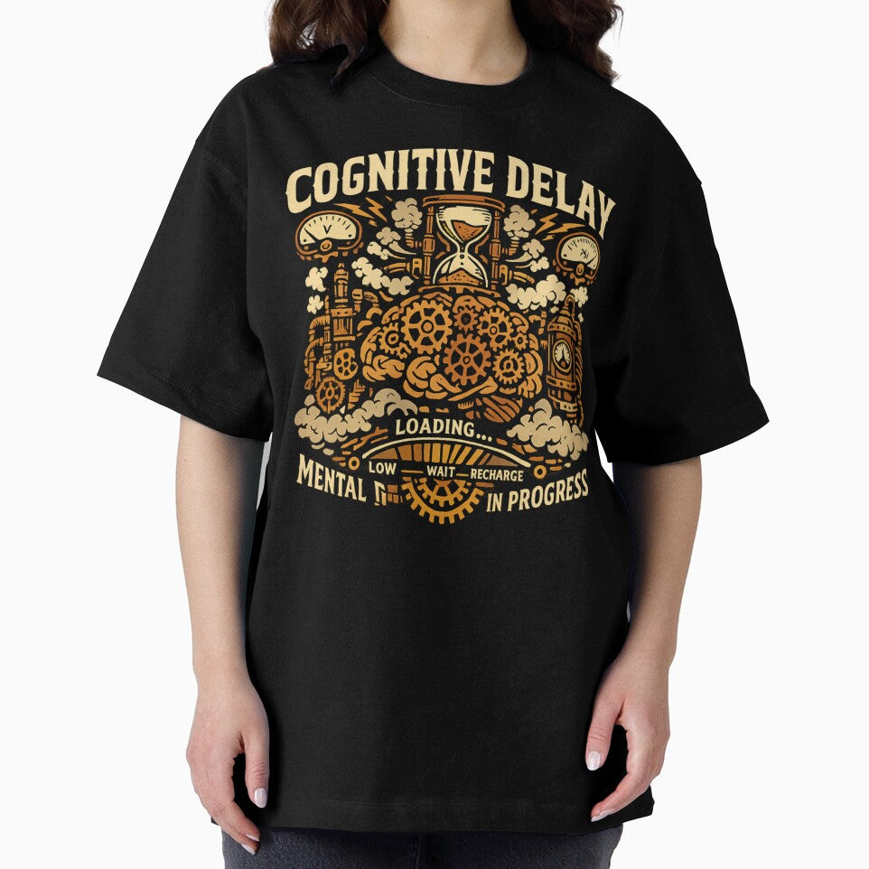 Steampunk Cognitive Delay Mechanical Brain Gear Art by axiksa10