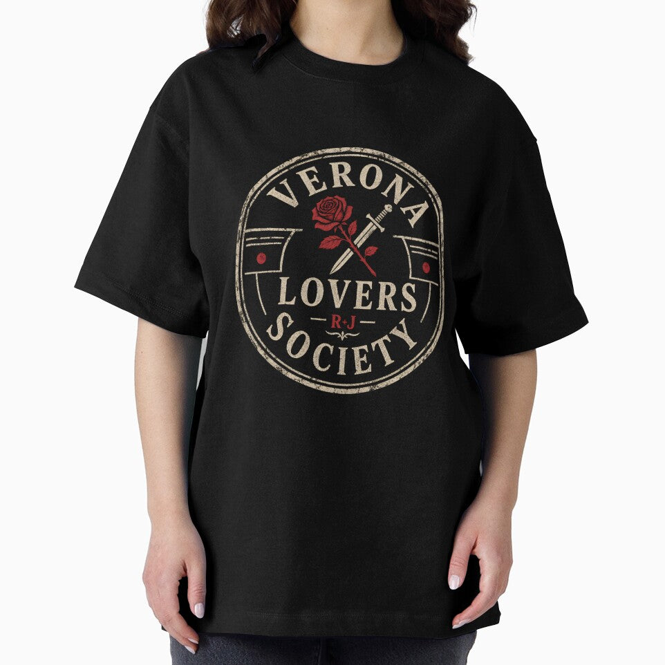 Verona Lovers Society Vintage Distressed Stamp Graphic by Fenay Designs