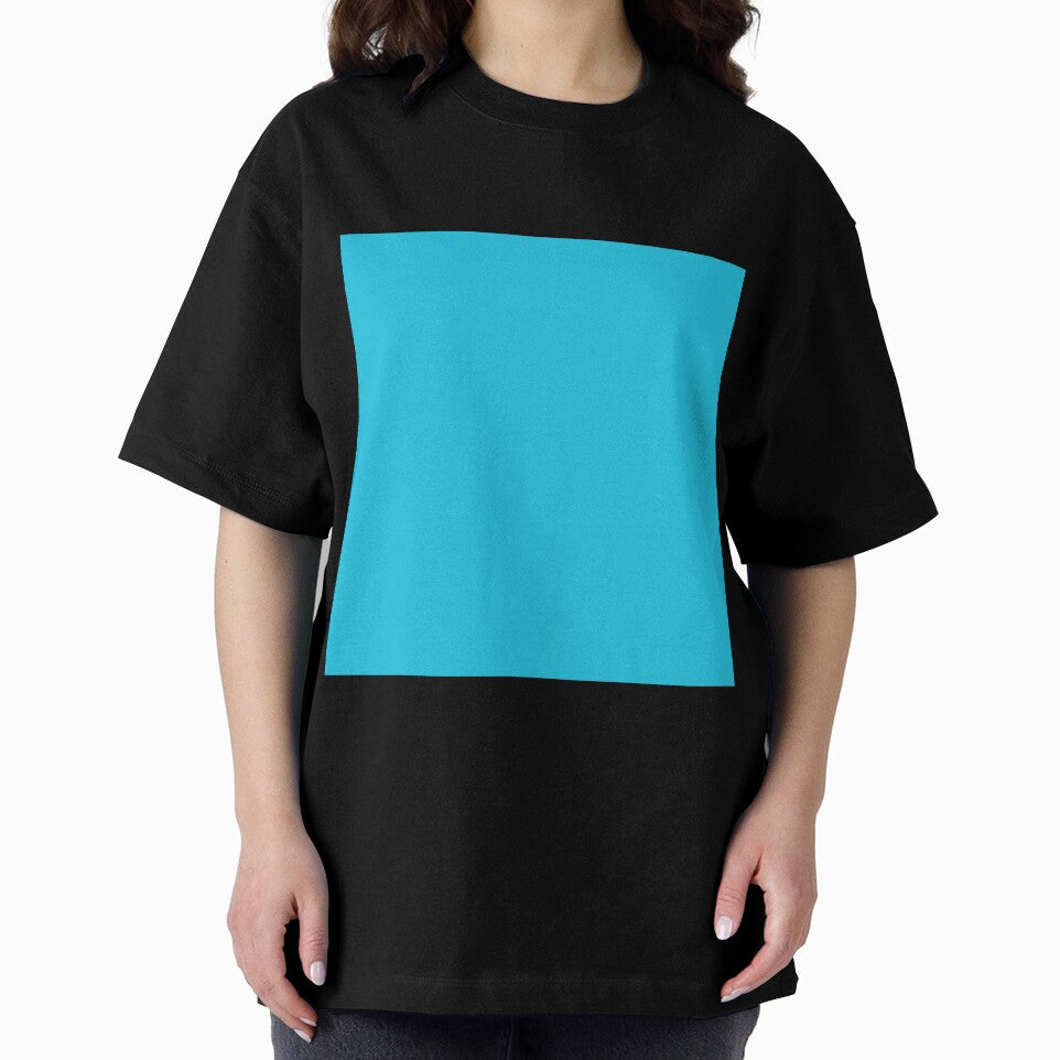 Plain Solid Color Cyan Blue 1 by mimihuang creations