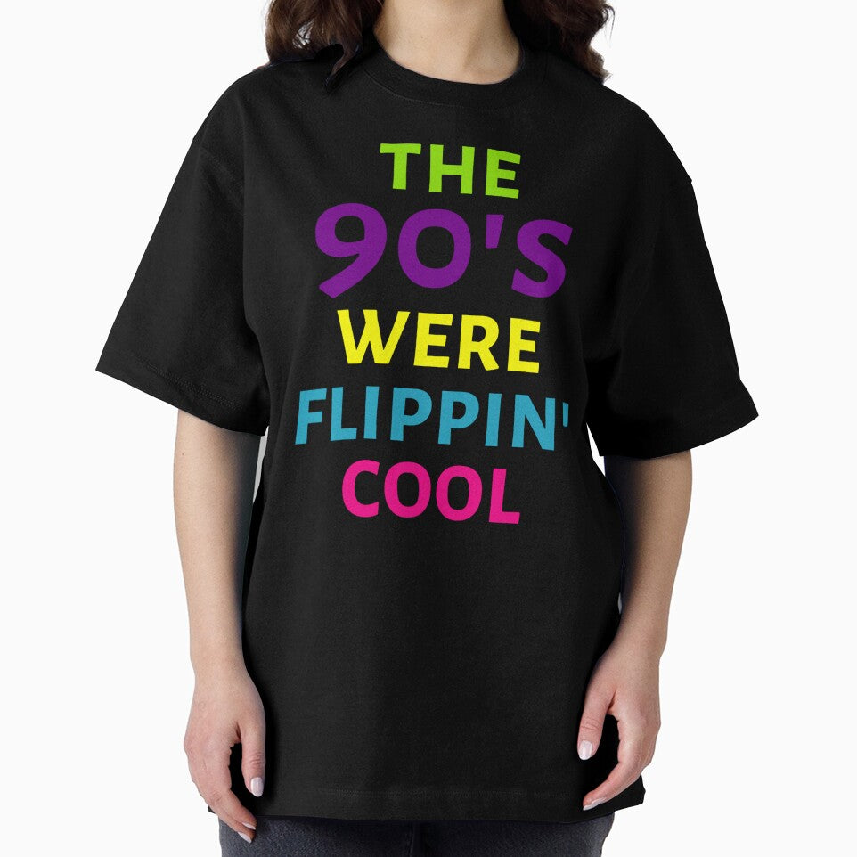 Fun The 90's Were Flippin' Cool, Ombre Pastel Retro Style Design by TrulyEpoque