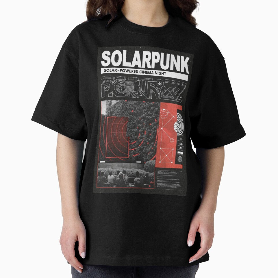 Solarpunk: Solar-Powered Cinema Night by Raw-Ink