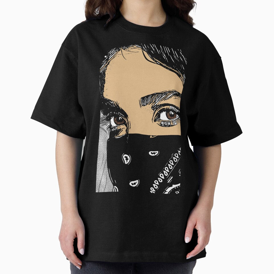 This is a digital art of a girl in a bandana by So_Uniqq