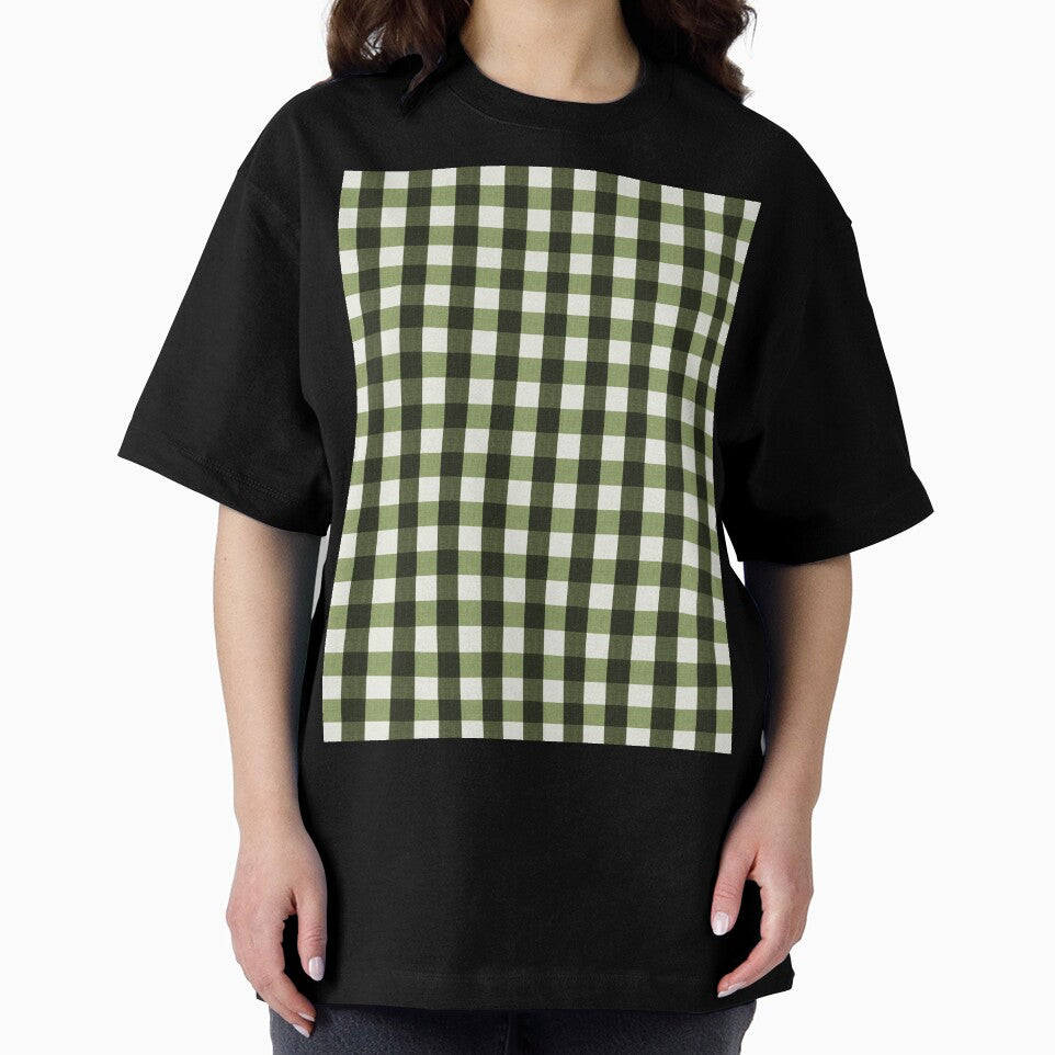 Sage Green and Forest gingham by Zaya_art