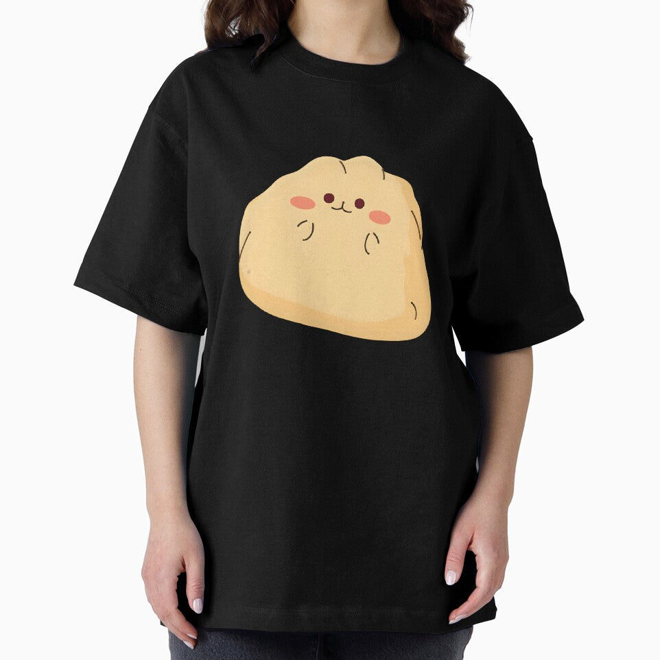 Kawaii Chubby Dumpling Sticker | Cute Blushy Cheeks | Adorable Food Art by OsasChild