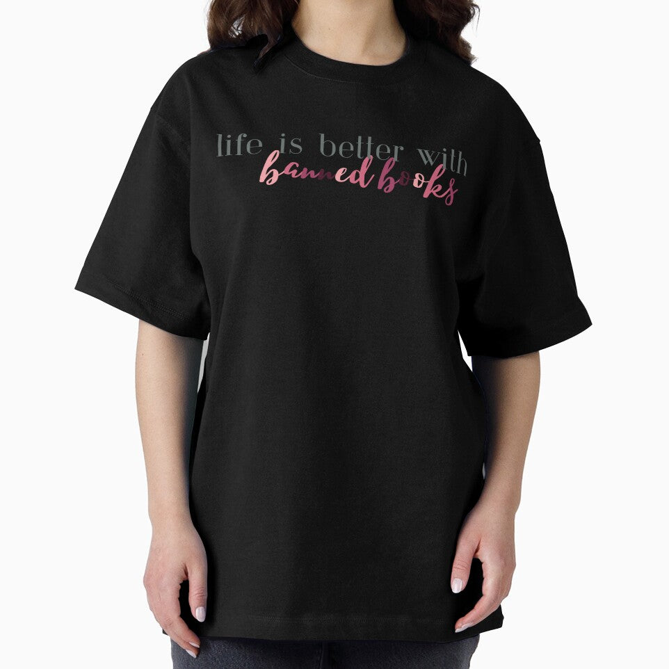 Life is Better with Banned Books | Banned Books | Book Lover | Book Life | Reader | Book Girl | Kindle | Pink by ShoniwDesigns