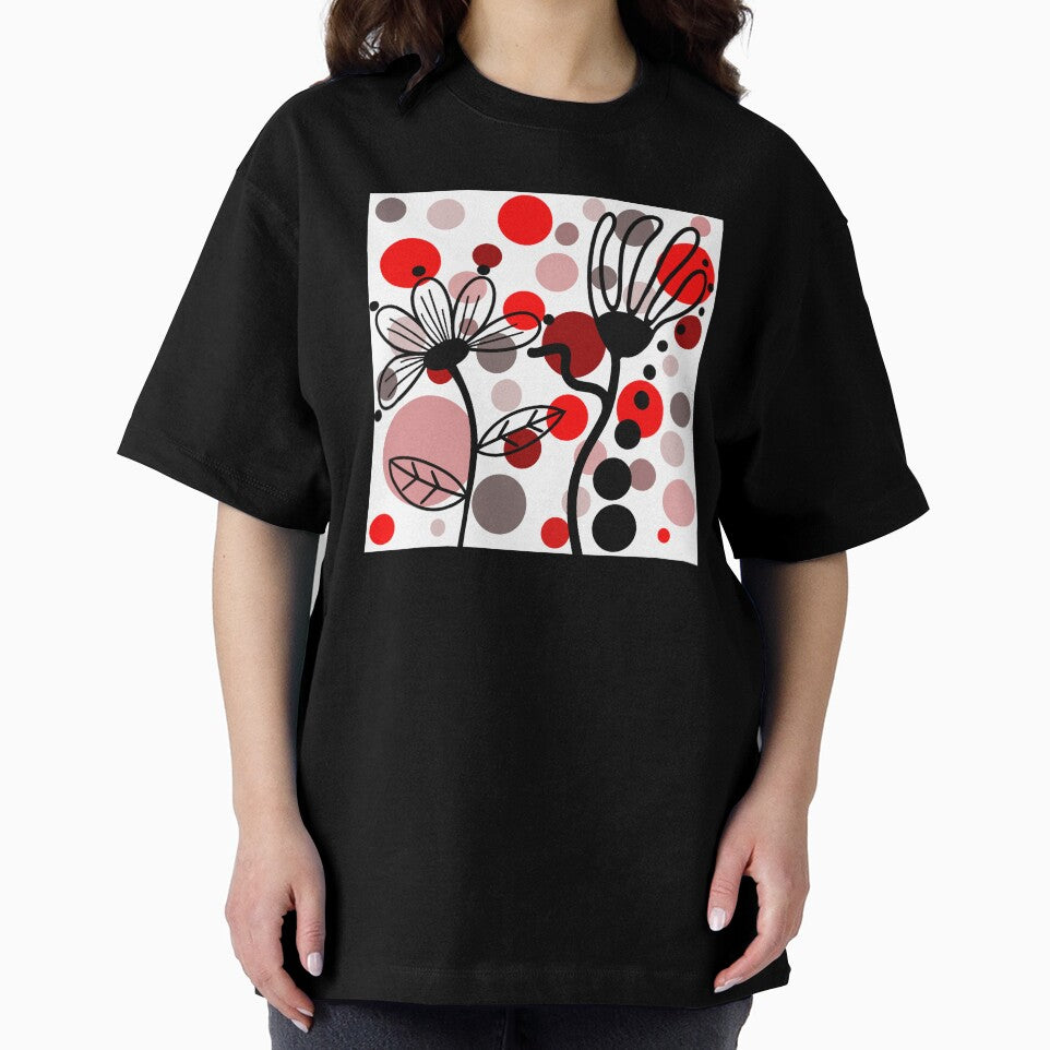 Red And Black Boho Design by Sartoris Art
