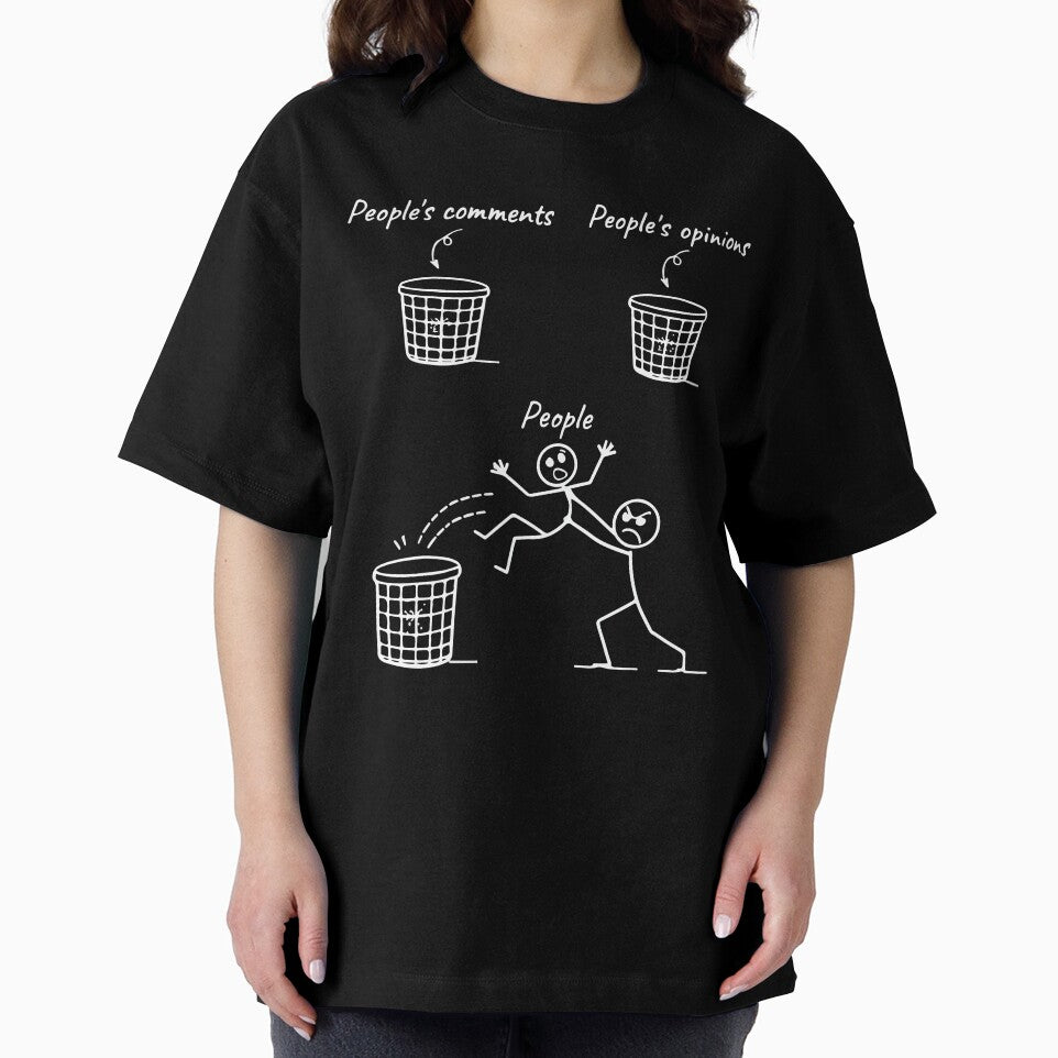 Funny Anti Social Stick Figure Ignore People Sarcastic Introvert Humor by kiralynstration