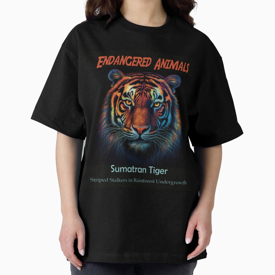 Sumatran Tiger: Striped Stalkers in Rainforest Undergrowth by JLCableStudio