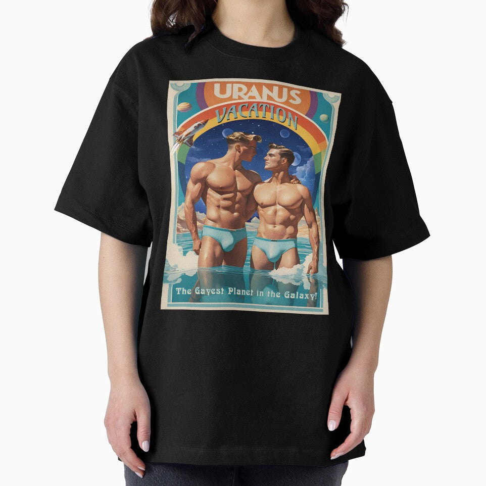 Uranus Vacation Art Nouveau Travel Poster by Live Out Gear