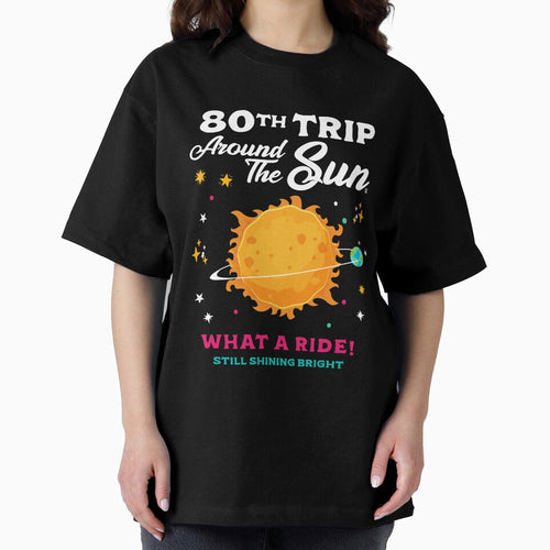 80th Trip Around the Sun 80th Birthday Celebration by Uppercase Tees