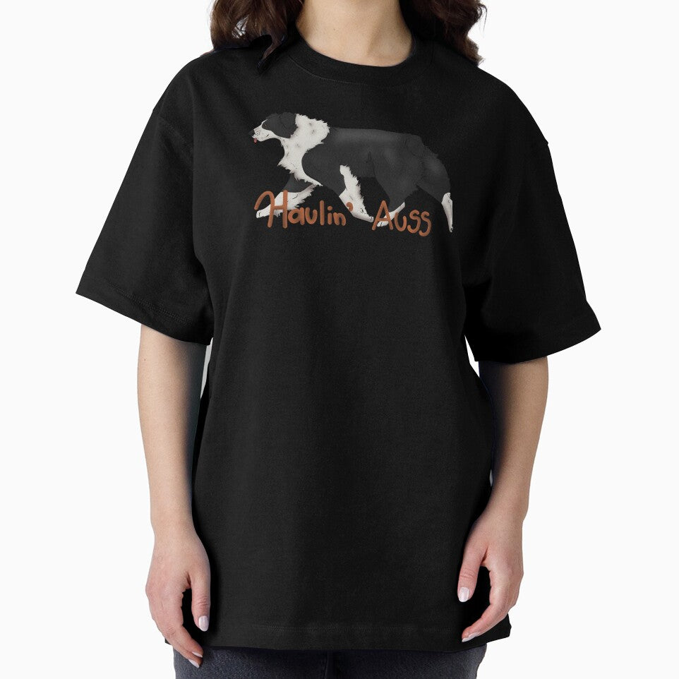 Haulin Auss Australian Shepherd Aussie - Black Bi Pet Gift by UptownMuttCreations