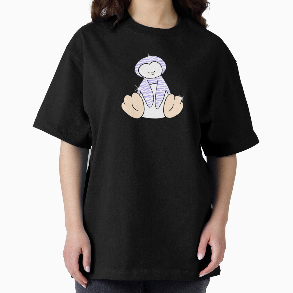 Animal Print Penguin (purple zebra) by gross-girl99