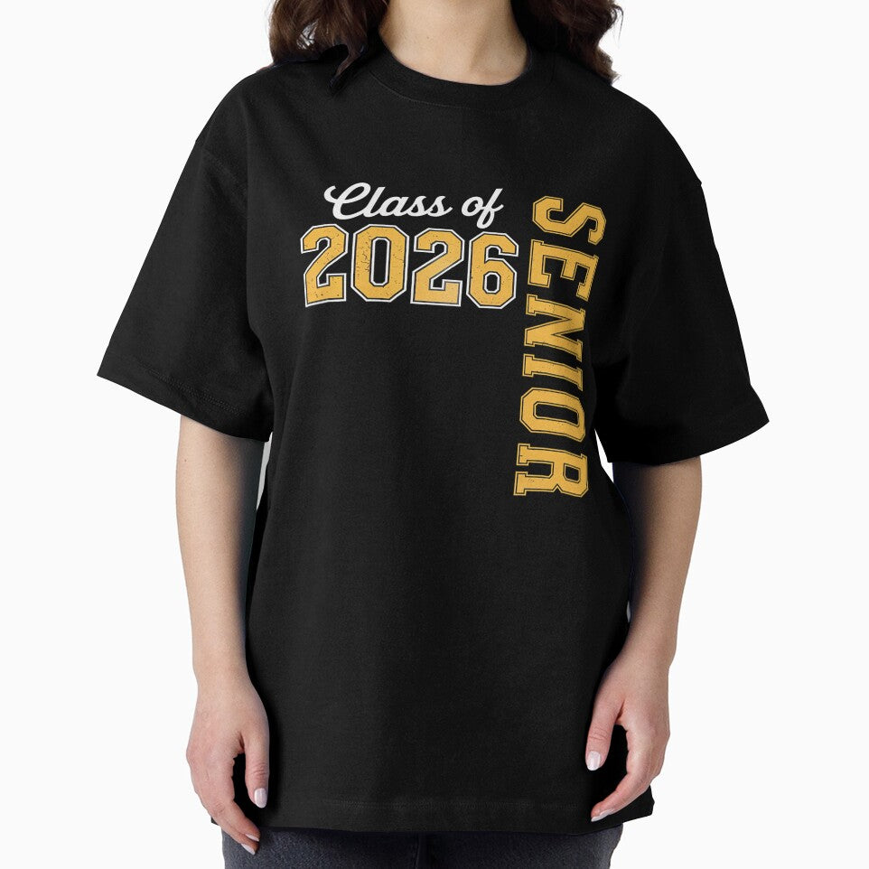 Class of 2026 Senior 26 High School Graduation Black Gold by RonnasJackson