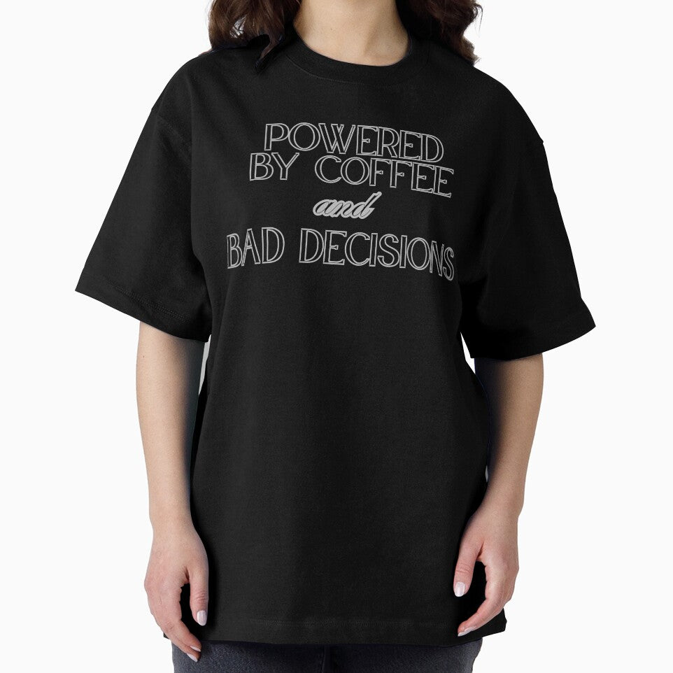 Freelancer Coffee Shirt – Powered by Coffee and Bad Decisions by ChameraDesign