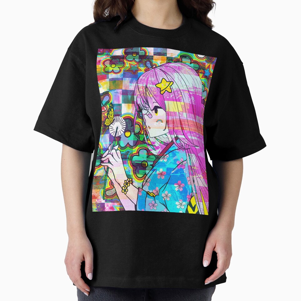 Kidcore Aesthetic Vaporwave Anime Girl Cottagecore by mdbau