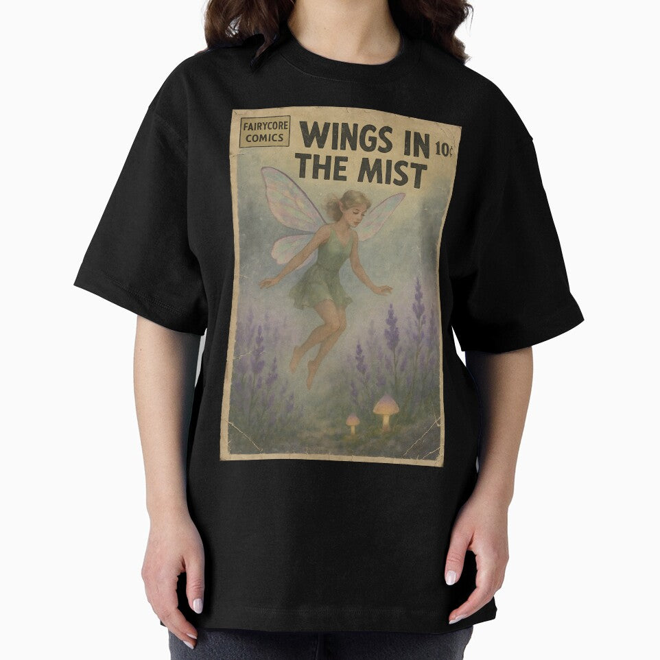 Dreamy Fairycore Art: Wings in the mist by bapupa