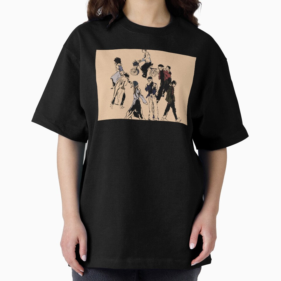 Street fashion crowd (street style) by Khruvenaroh