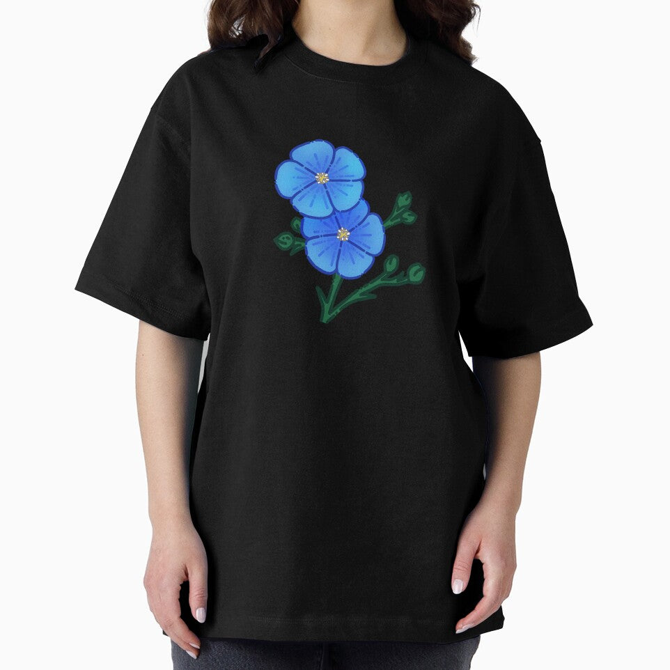 Blue Flowers Simple Design by AveryZi