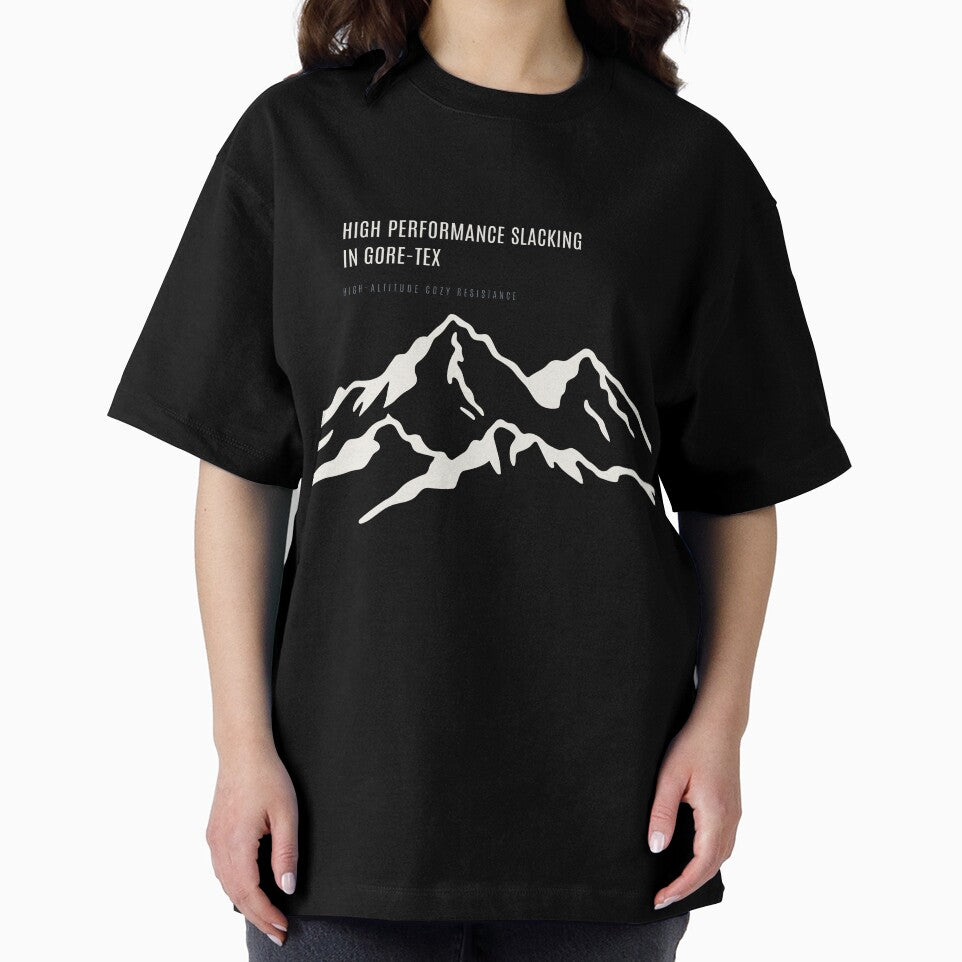 High Performance Slacking In Gore Tex Funny Outdoor Culture Technical Alpine by SlothcoreVibes