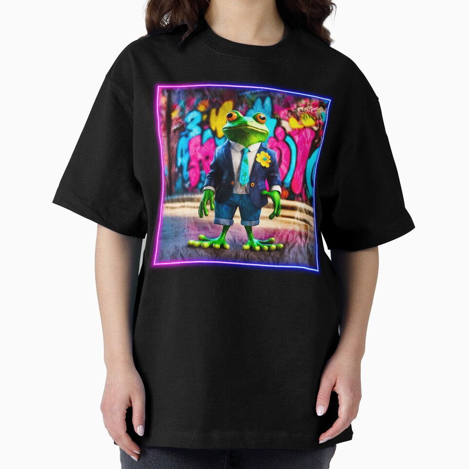 Graffiti style frog by Drone-tees