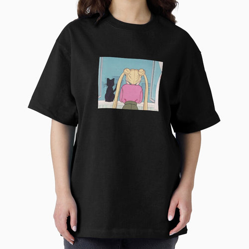 90 Japanese Anime Blonde Girl with Cat by emiface