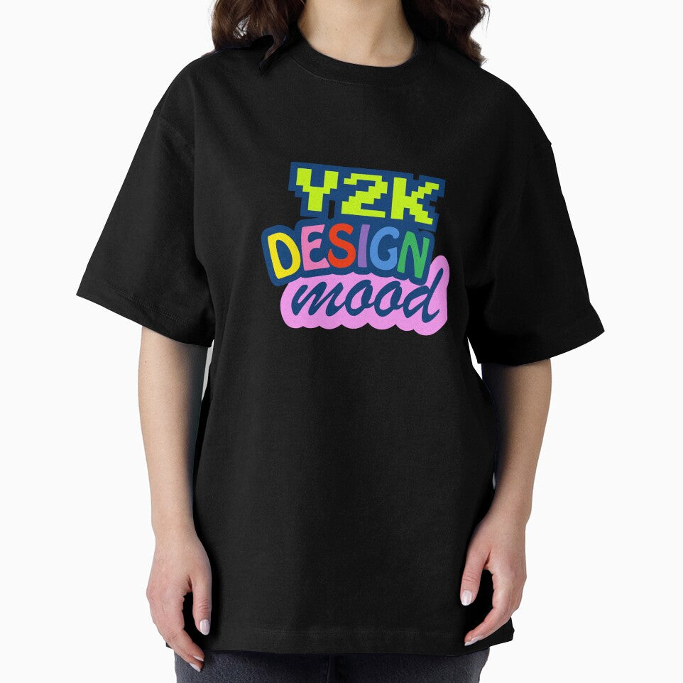 Y2K Aesthetic Mood – Retro Cybercore Chrome Dream Design by KrumaiFC