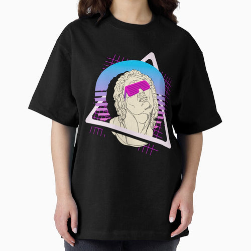 80s & 90s Aesthetic Vaporwave Statue Swag Style Design print by D-C-Designs