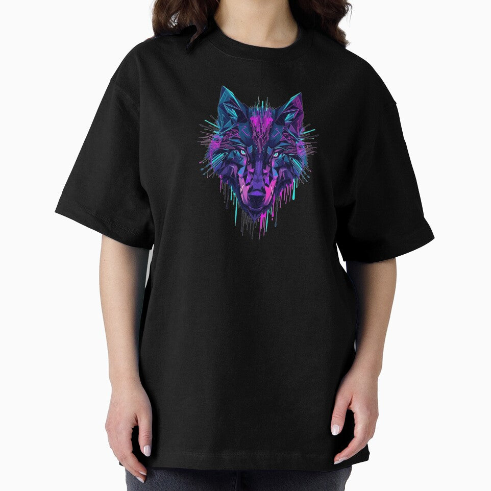 Geometric Wolf Head by garts