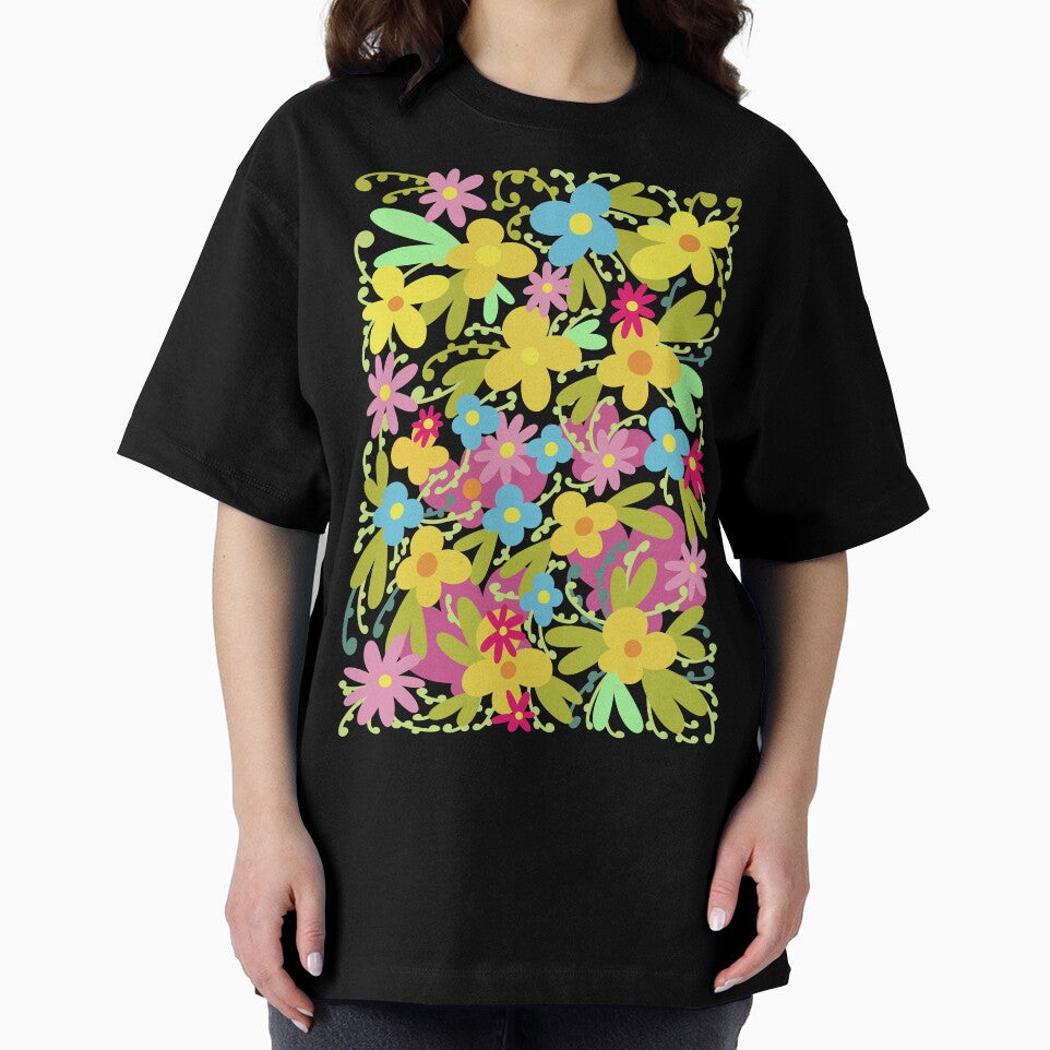 Groovy Retro Flowers and Vines 2 by PDMT