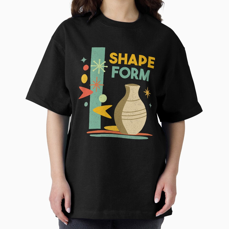 Shape & Form Retro Pottery Maker Design by ksrogersdesigns