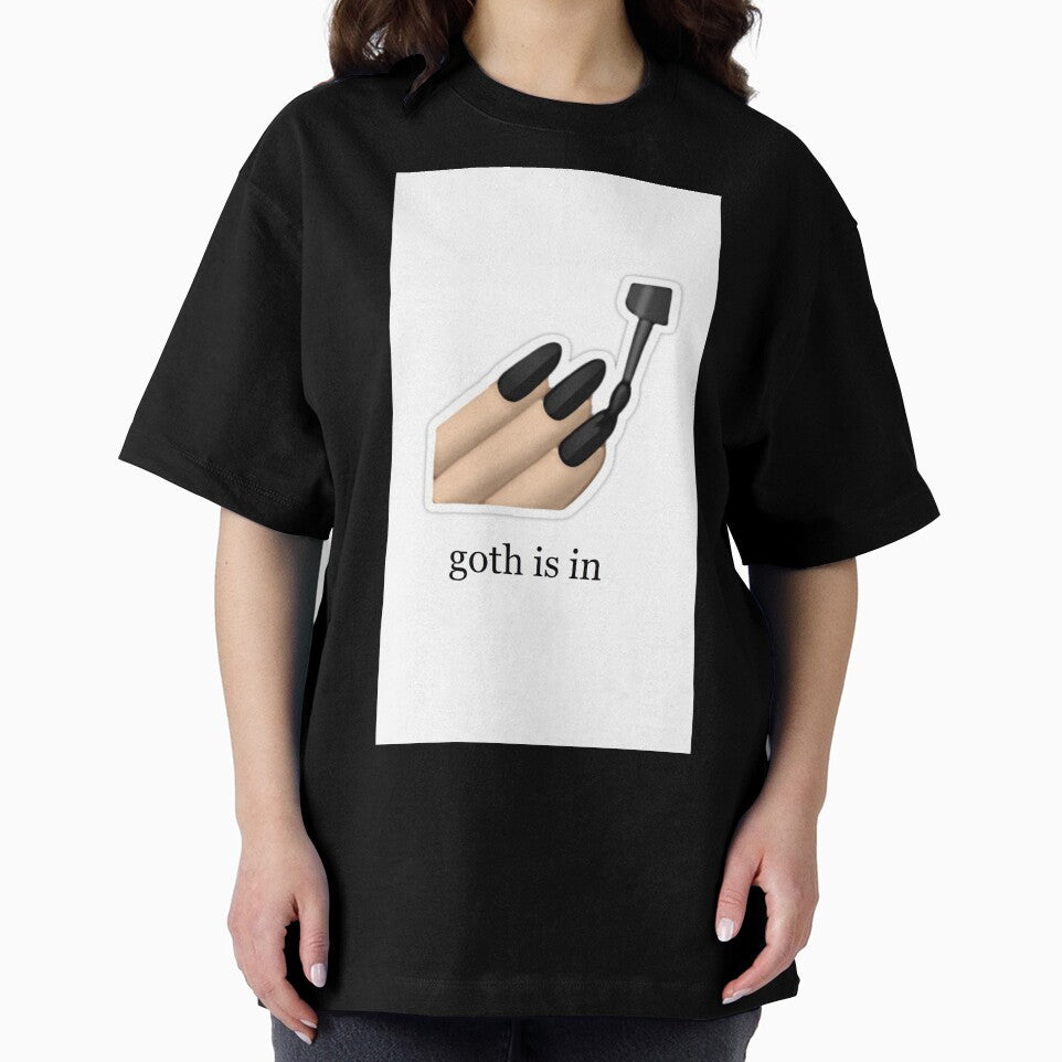 ' goth is in ' Emoji Design by Rad Merch