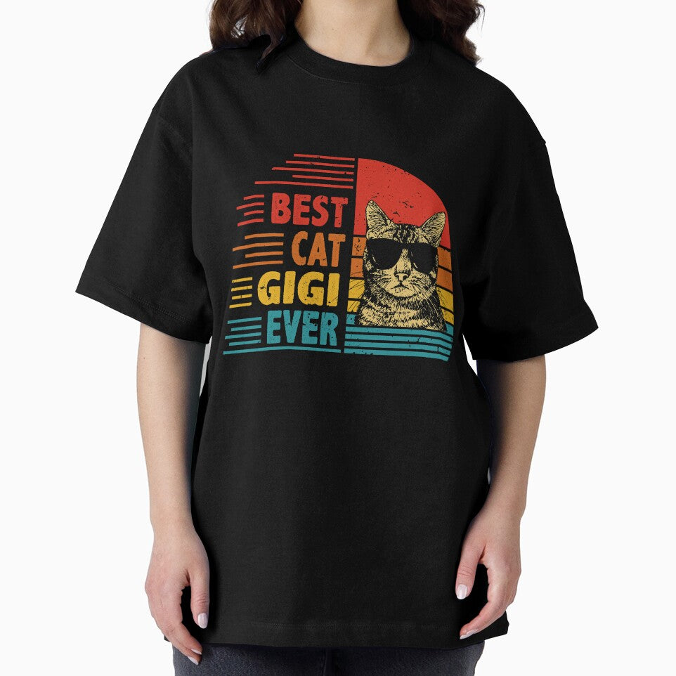 Vintage Retro Best Cat Gigi Ever Funny Cat Lover Mother's Day Gift by EdwinaEmmanoiCo