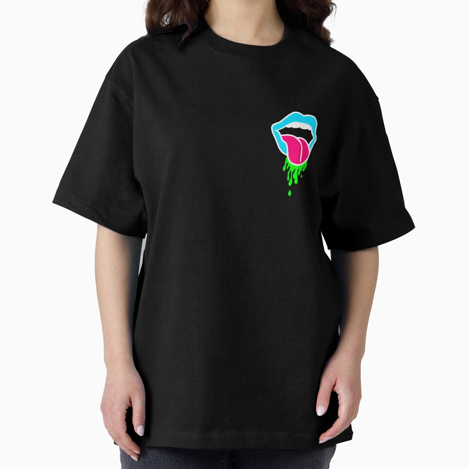 Neon Wet Mouth by jkdigitalart