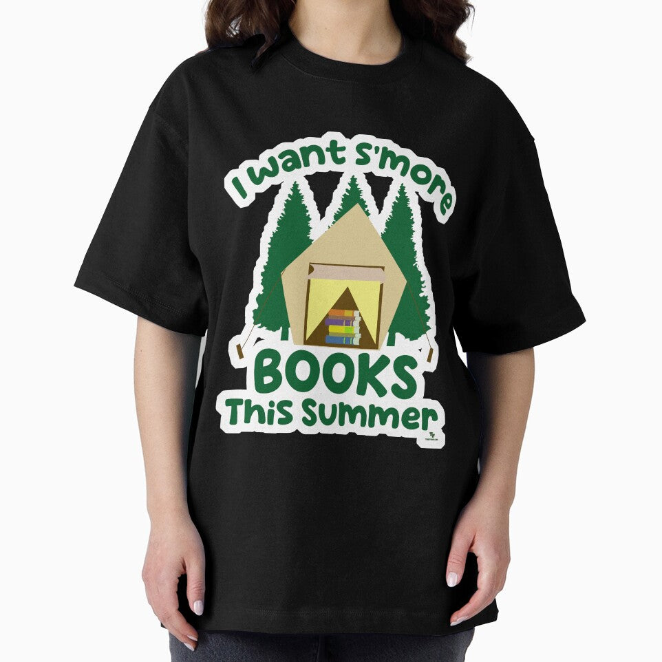 Smore Books Summer Funny Reading Slogan by mytshirtfort