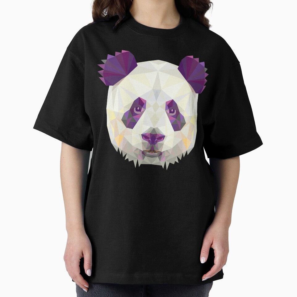 Panda Head Triangle by Fairyjam