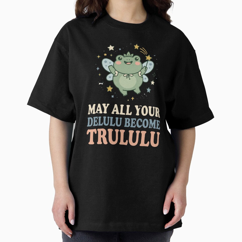 May All Your Delulu Become Trululu Fairy Frog by dudelinart