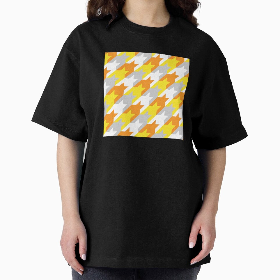 Sunshine Houndstooth by curtjankadesign