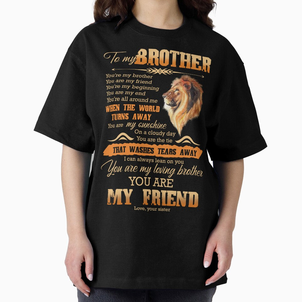 To My Brother - Lion - You Are My Friend by JanArt65