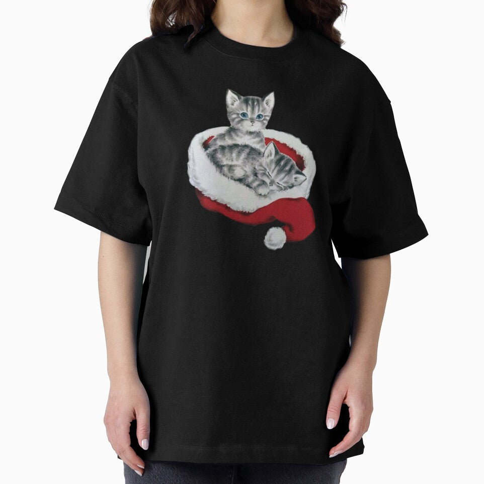 Vintage Christmas Cat by Pixiedrop