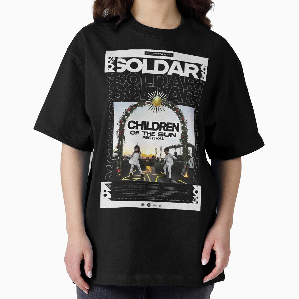 Soldar Children of the Sun Solarpunk Festival Design by Raw-Ink