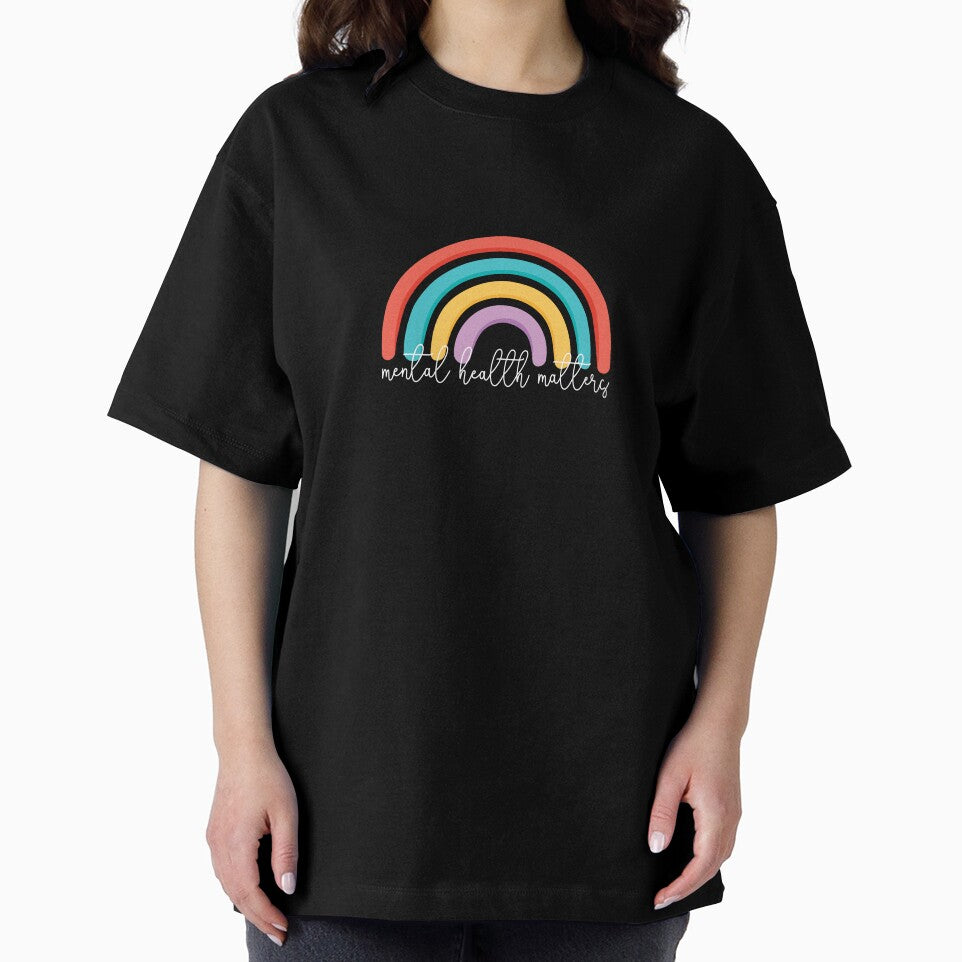 Mental health matters rainbow by Mindy Bubble