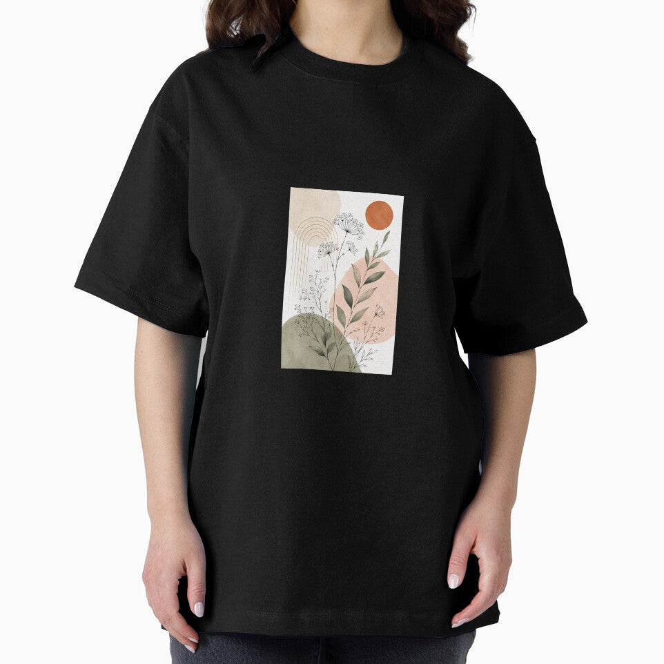 Minimalist Boho Wildflower Line Art Print by AlexGreaney