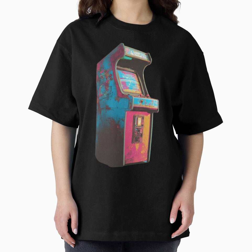 Retro Arcade Machine – Vintage 80s Gaming Aesthetic by AlexLineArt