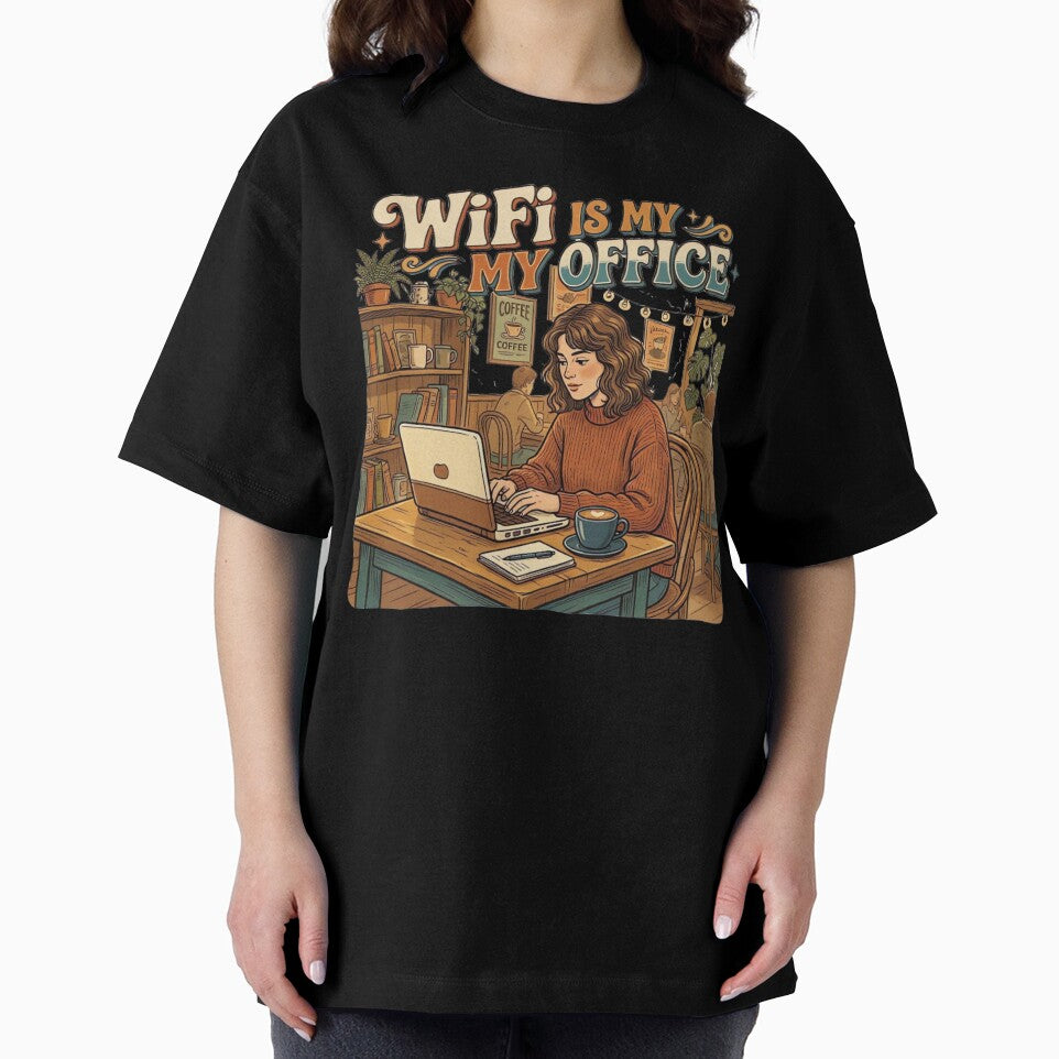 WiFi Is My Office Freelancer Laptop Cozy Aesthetic Design by urbinet