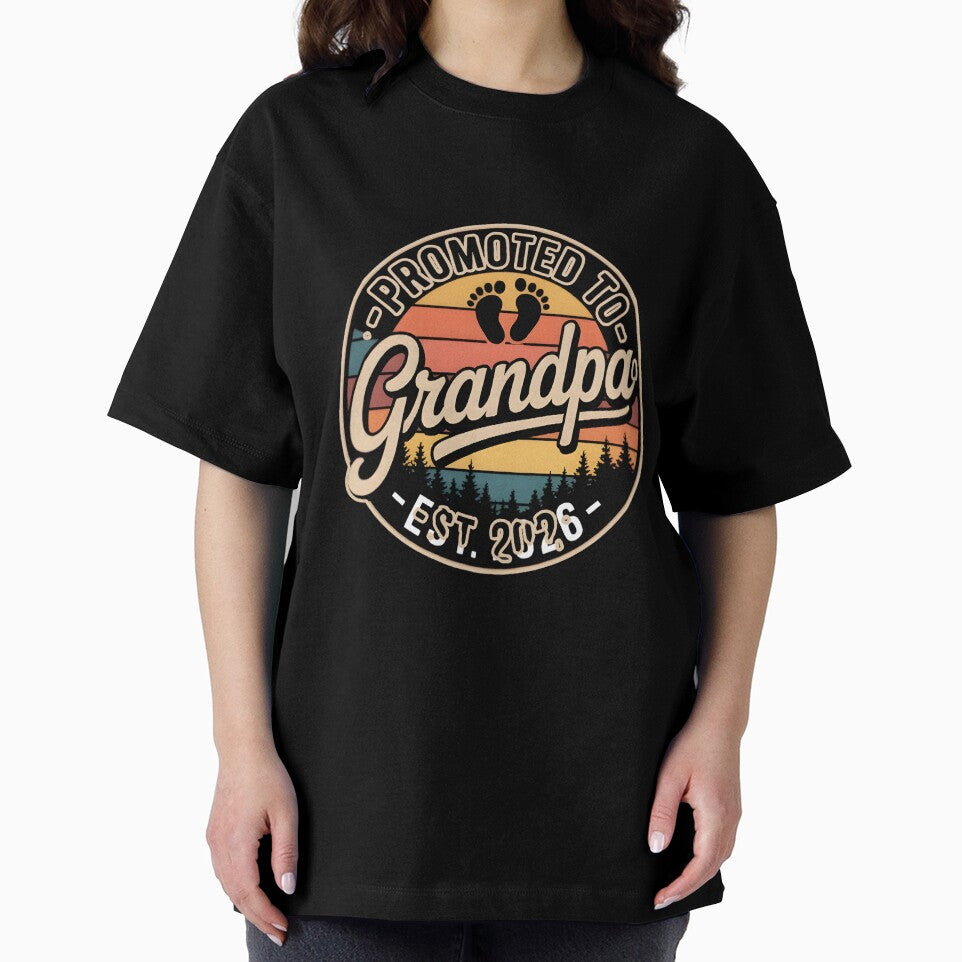 Promoted to Grandpa Est. 2026 – Baby Announcement Grandpa by MizoX7