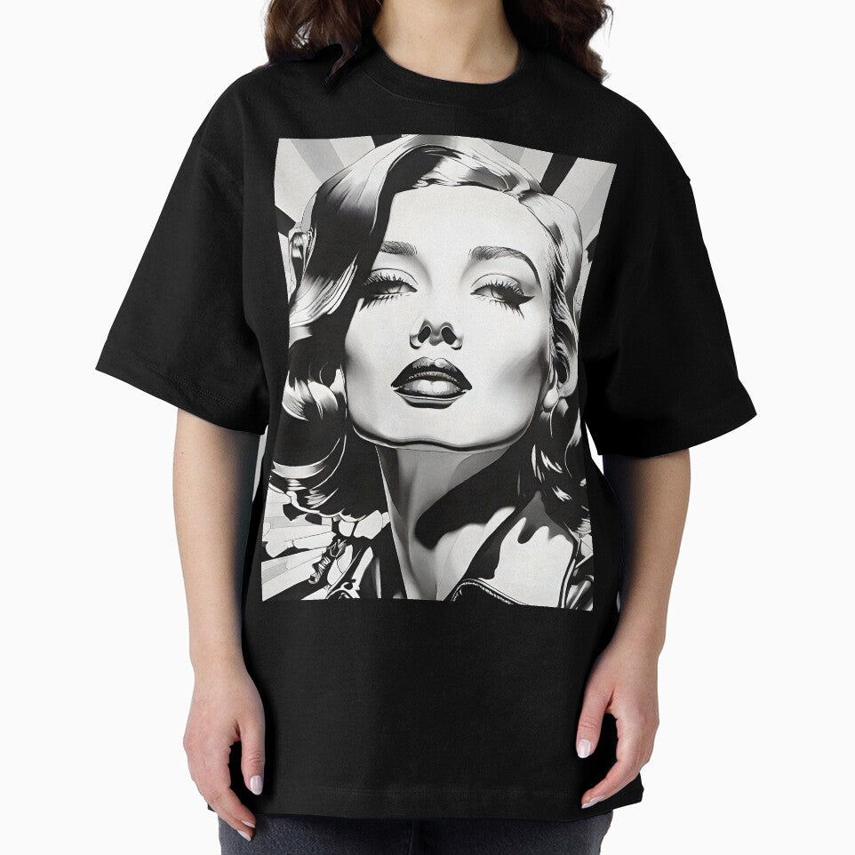 black and white pop art style by BandM Jos-Wilias