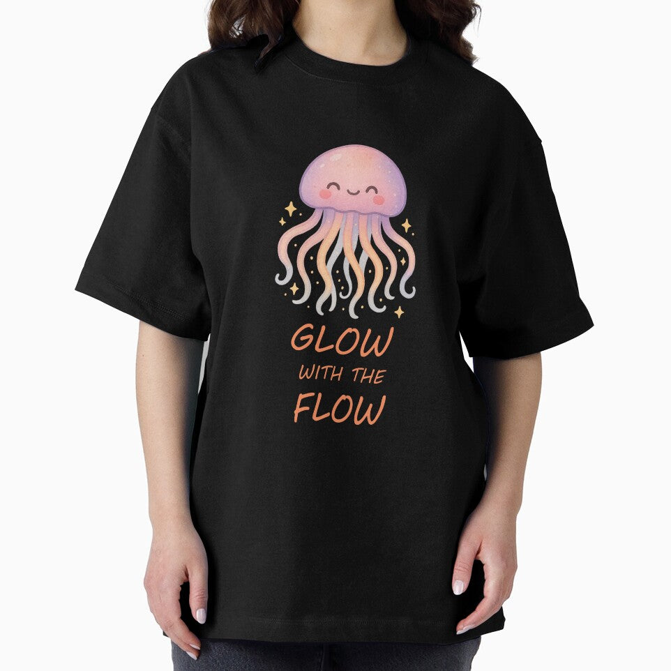 Glow With The Flow – Kawaii Jellyfish by Dream Machine