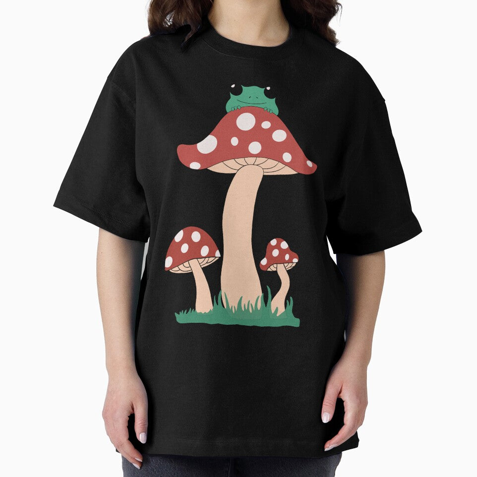 Frog on mushroom by YonivanL