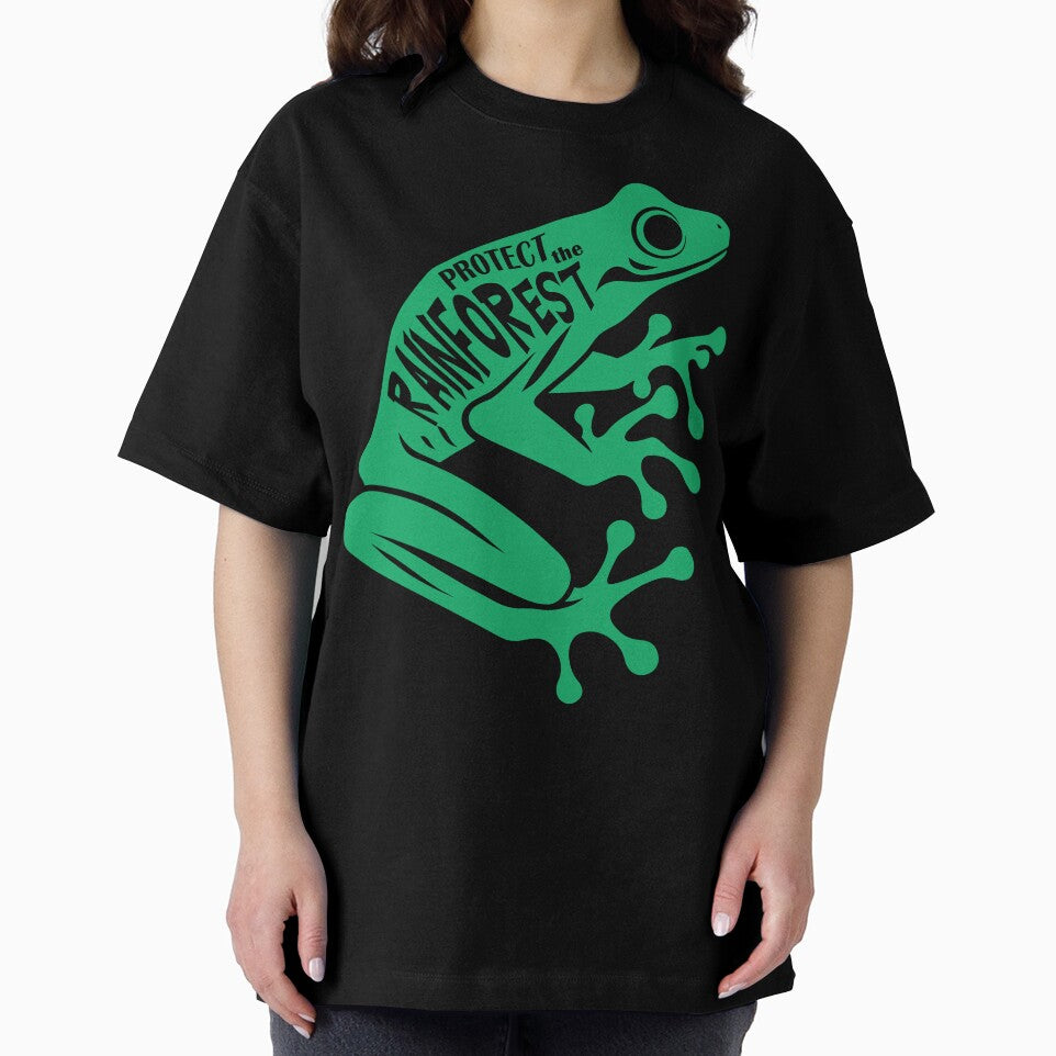 Protect the rainforest - Dart frog green by PrintSoulDesign
